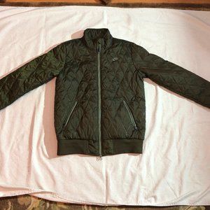 Nike Sportswear olive green quilted jacket - M